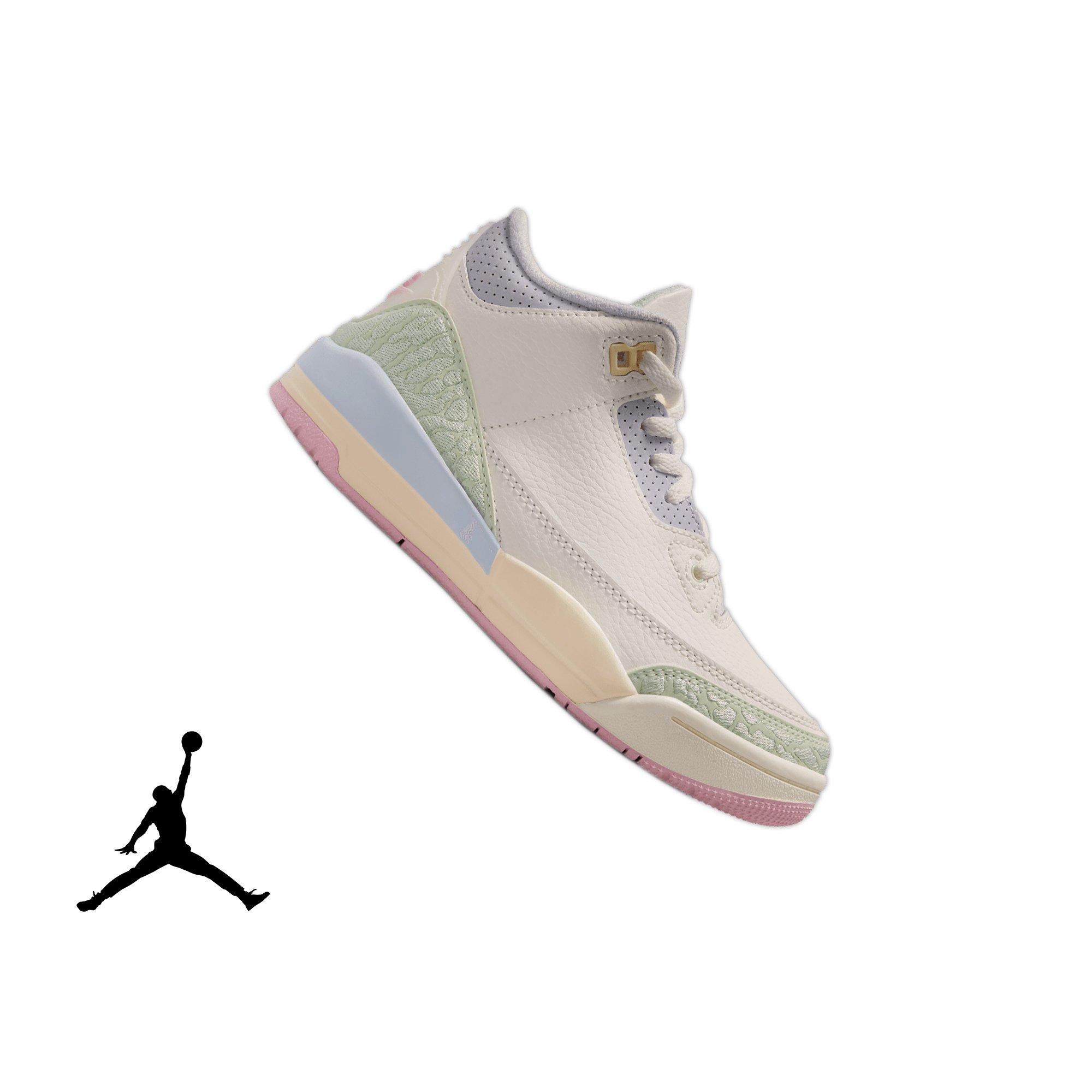 Jordan 3 Retro “Spring Is in the Air” Preschool Kids' Shoe